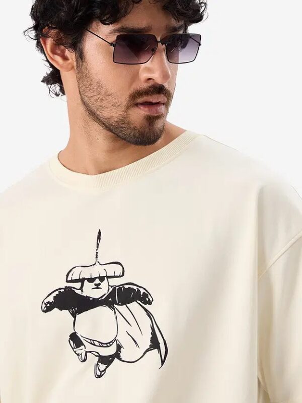 Panda Designed Oversized T-Shirts - Image 2